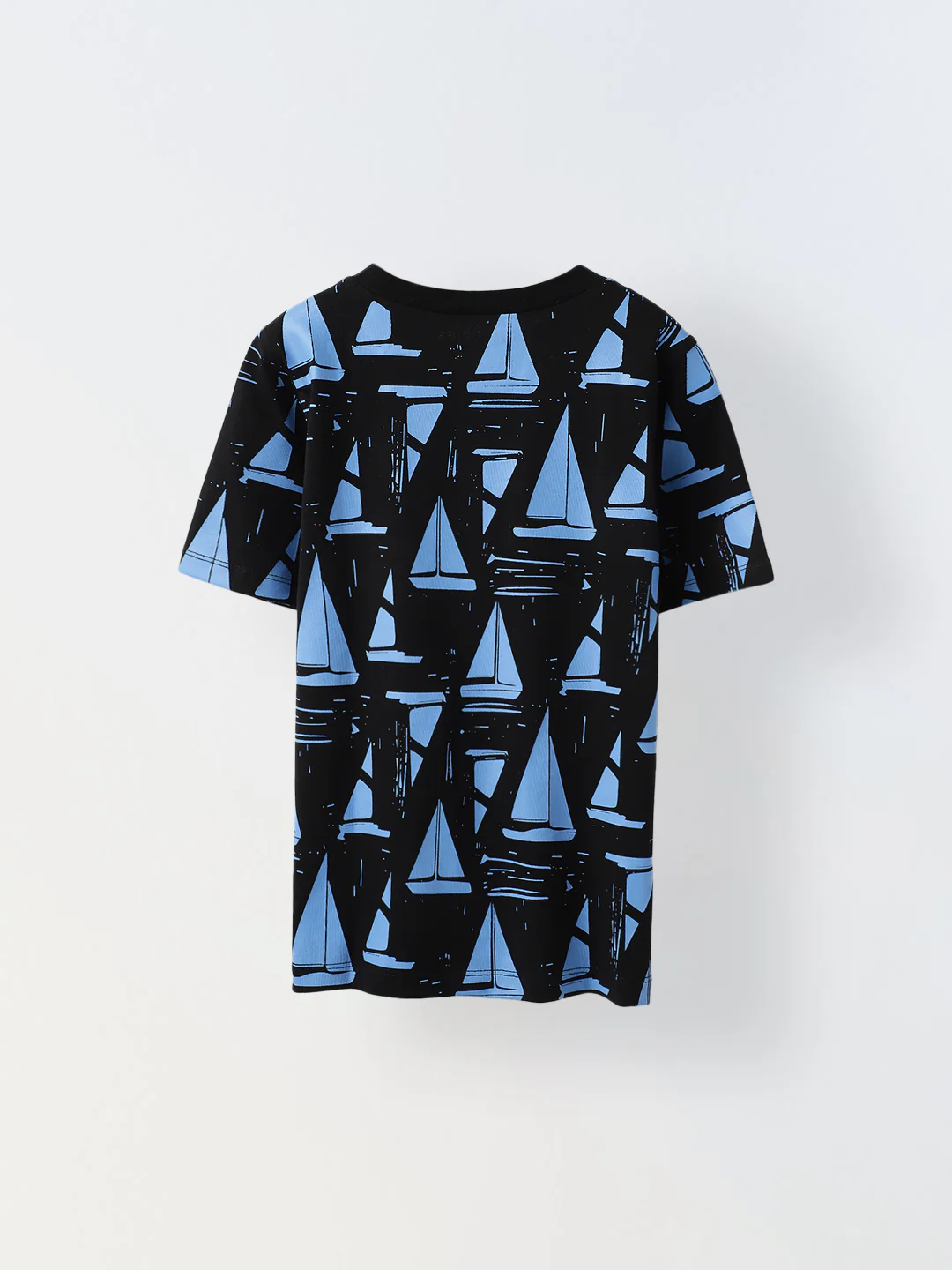 Black Ship Illustrator printed T-shirt - Image 2