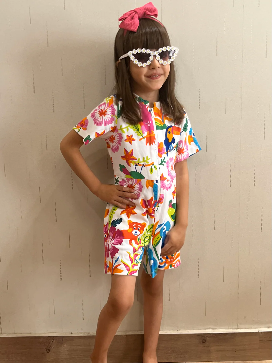 interlock Tropical Print Dress - Image 3