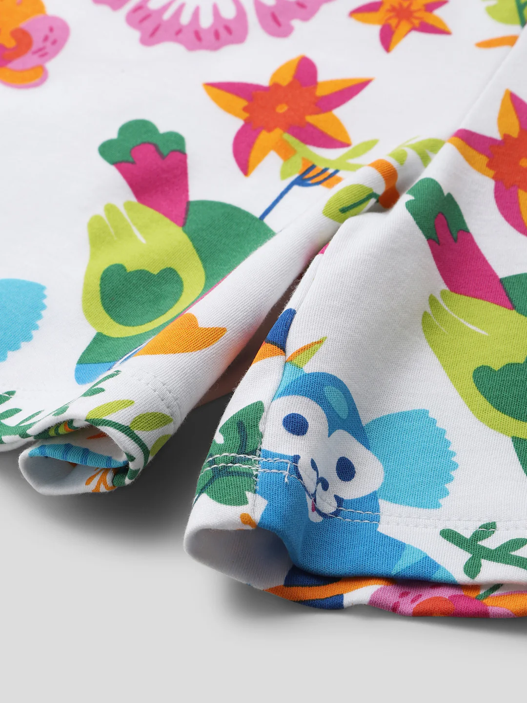 interlock Tropical Print Dress - Image 7