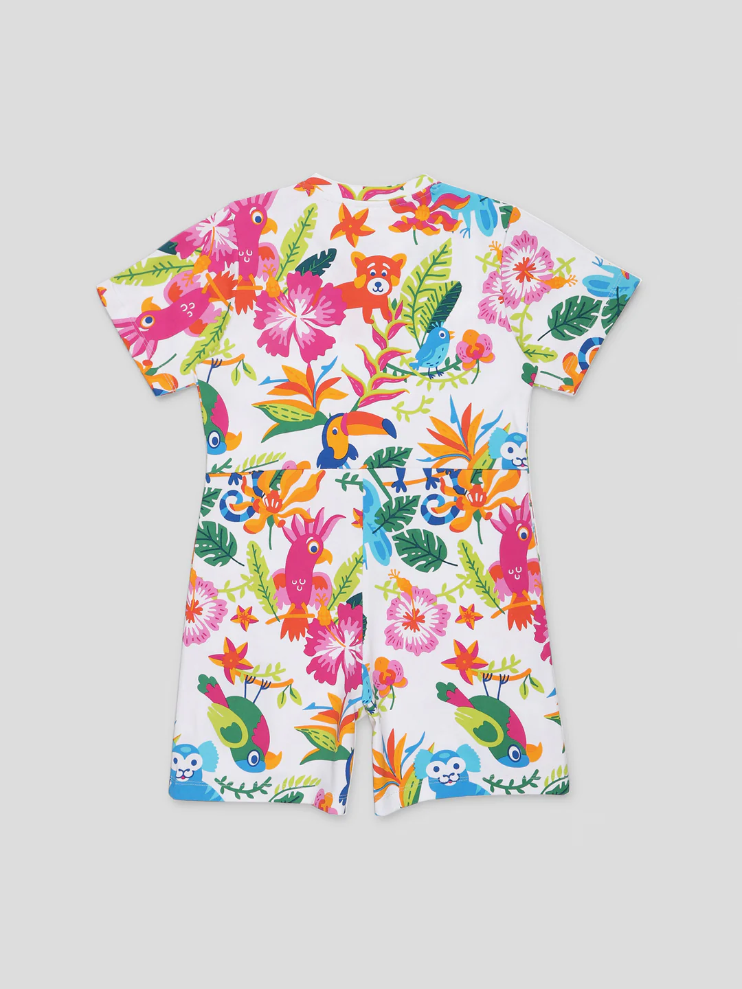 interlock Tropical Print Dress - Image 8