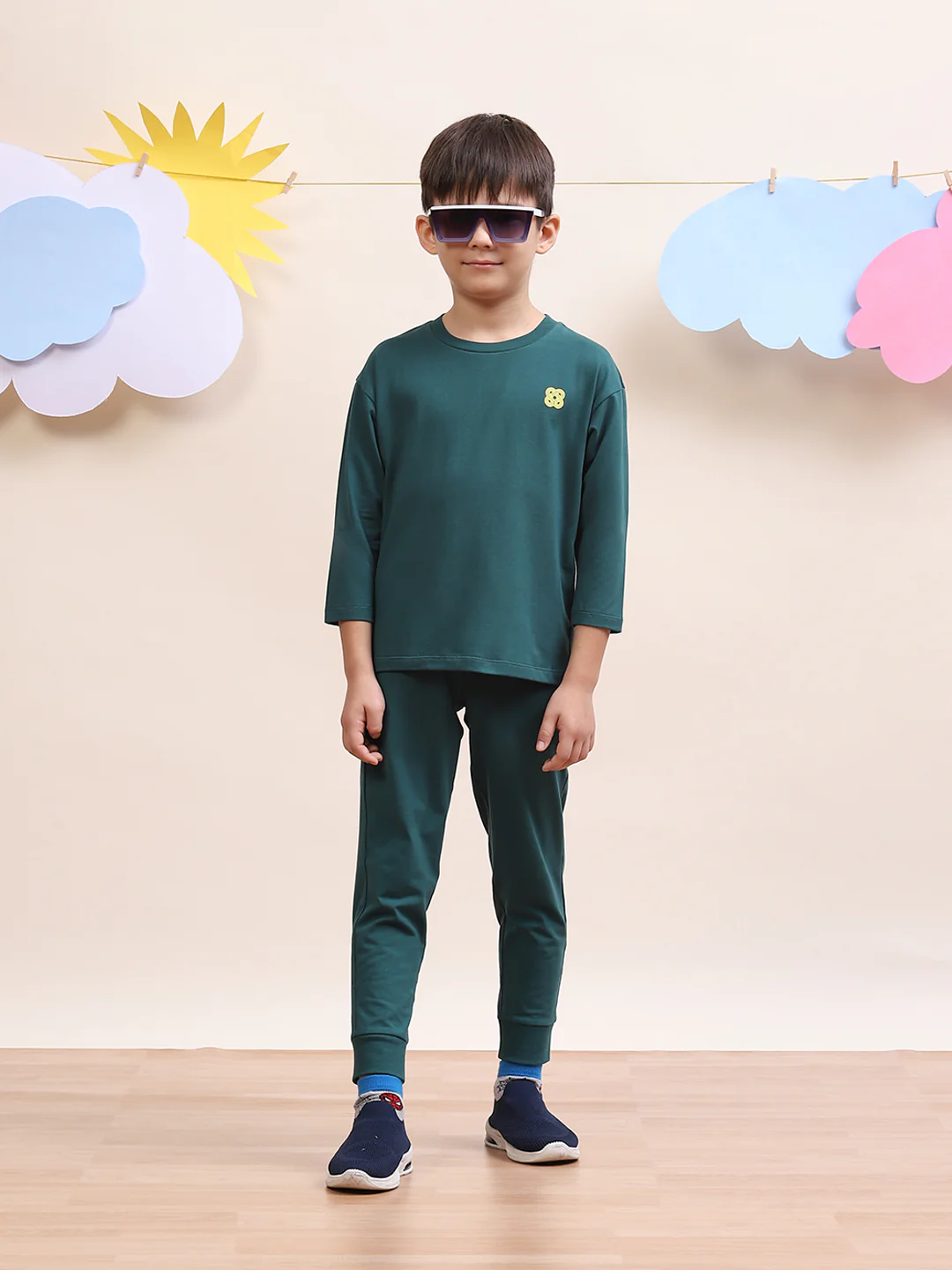 Unisex Olive Co-Ord Set for Kids - Image 5