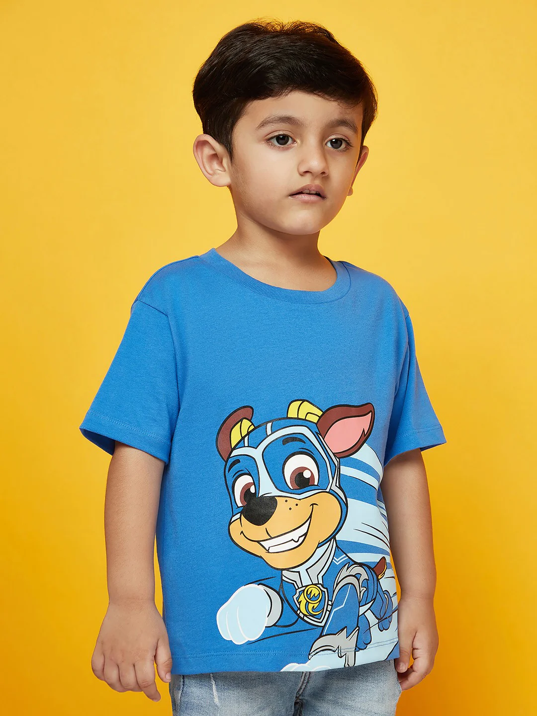 Boys Cotton Blue Paw Patrol Tshirt - Image 3