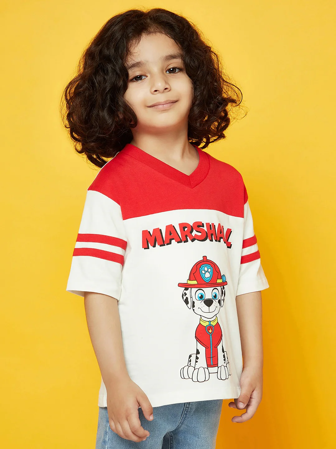 Boys Cotton Red Tshirt - Image 3