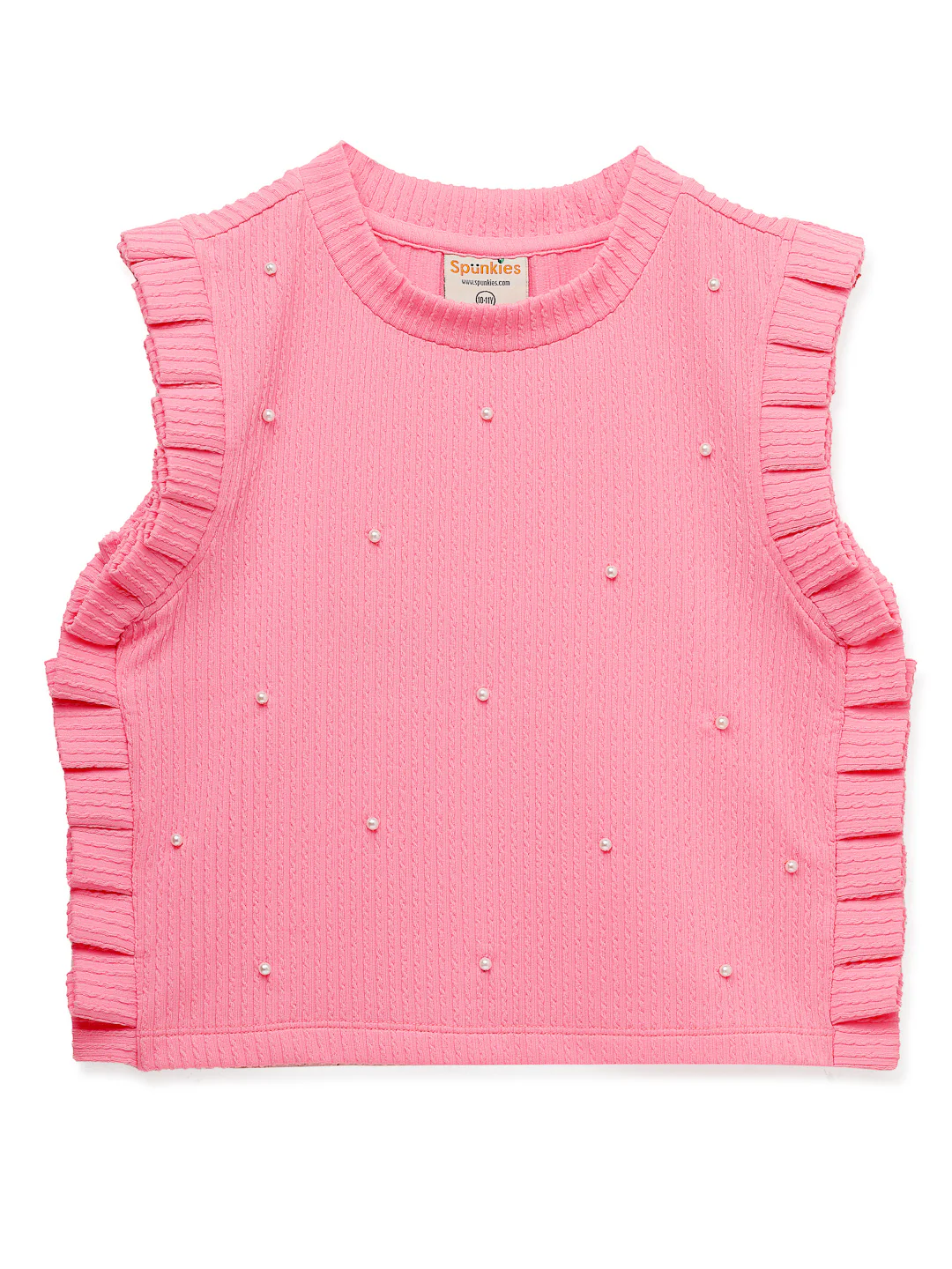 Classic crinkle sleeveless jacquard jersey - Image 5