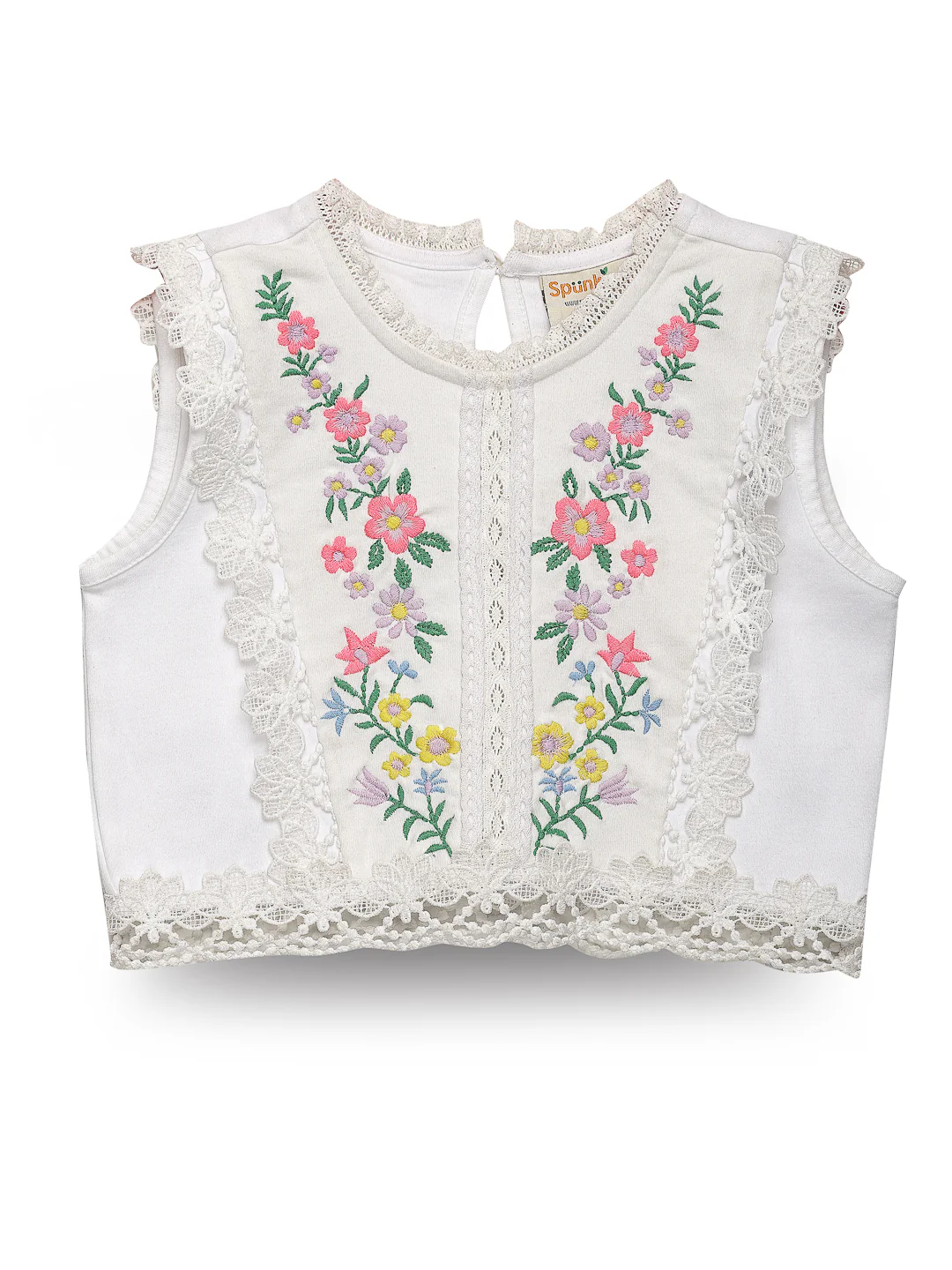 White Embroidered Top - Image 5