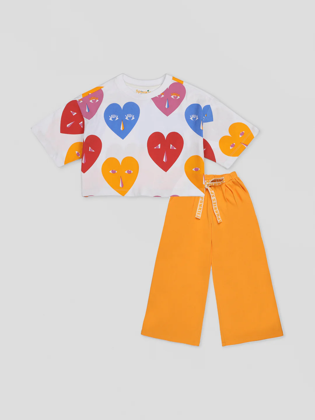 Girls Wide Leg Cotton Printed Sets - Image 3