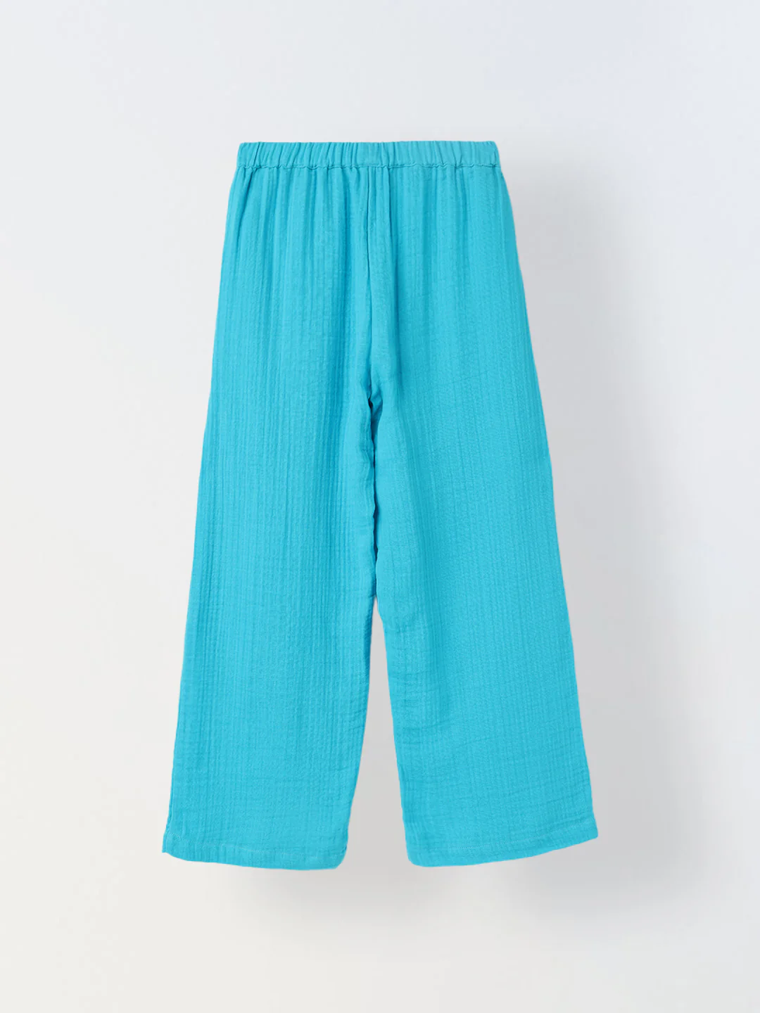 Blue  Gauze Wide Leg Co-ord Set - Image 7