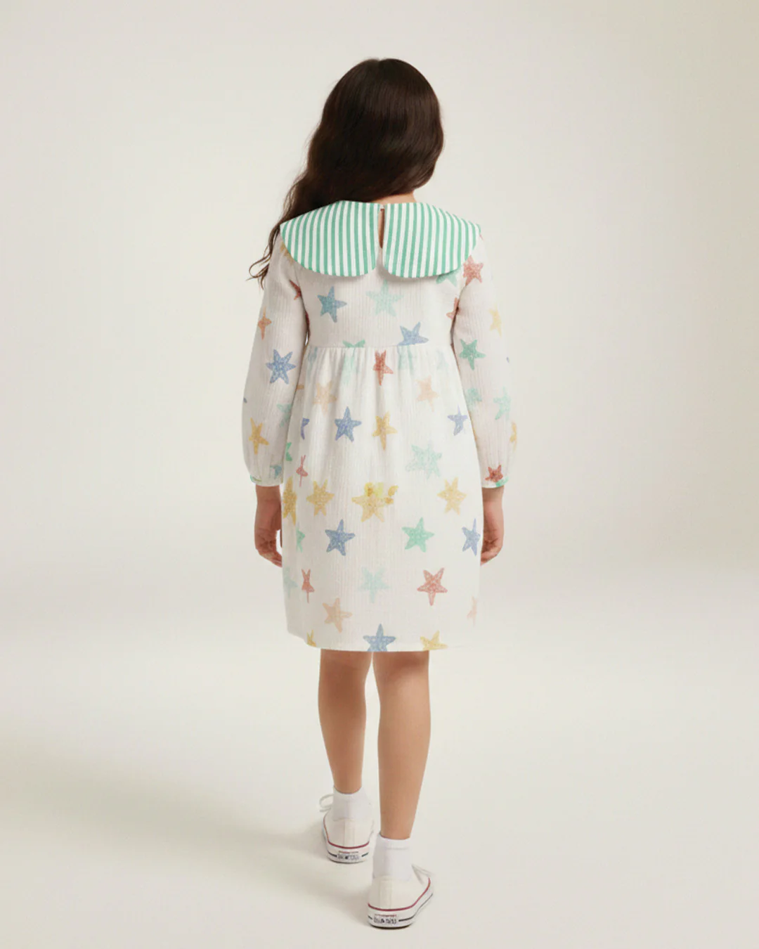 Peter Pan Star Print Dress - Image 3