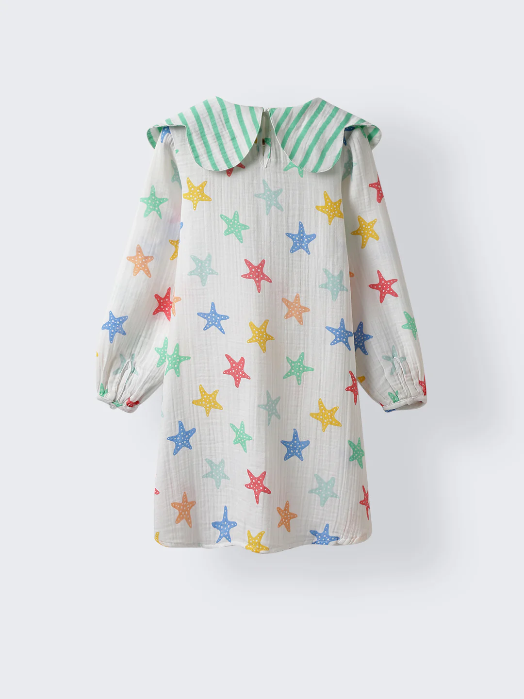 Peter Pan Star Print Dress - Image 7