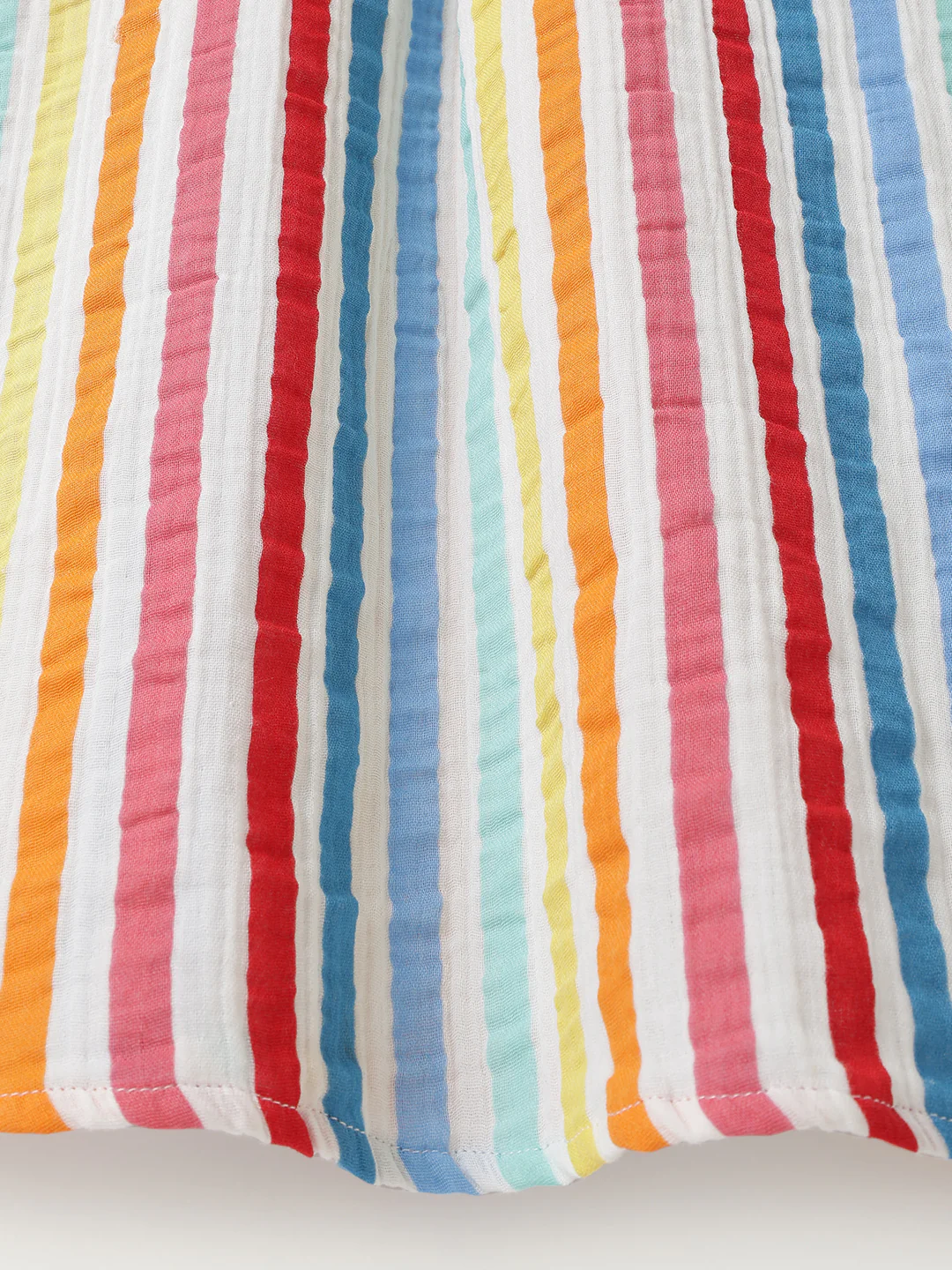 Striped Sleeveless Dress with Peter Pan Collar - Image 6