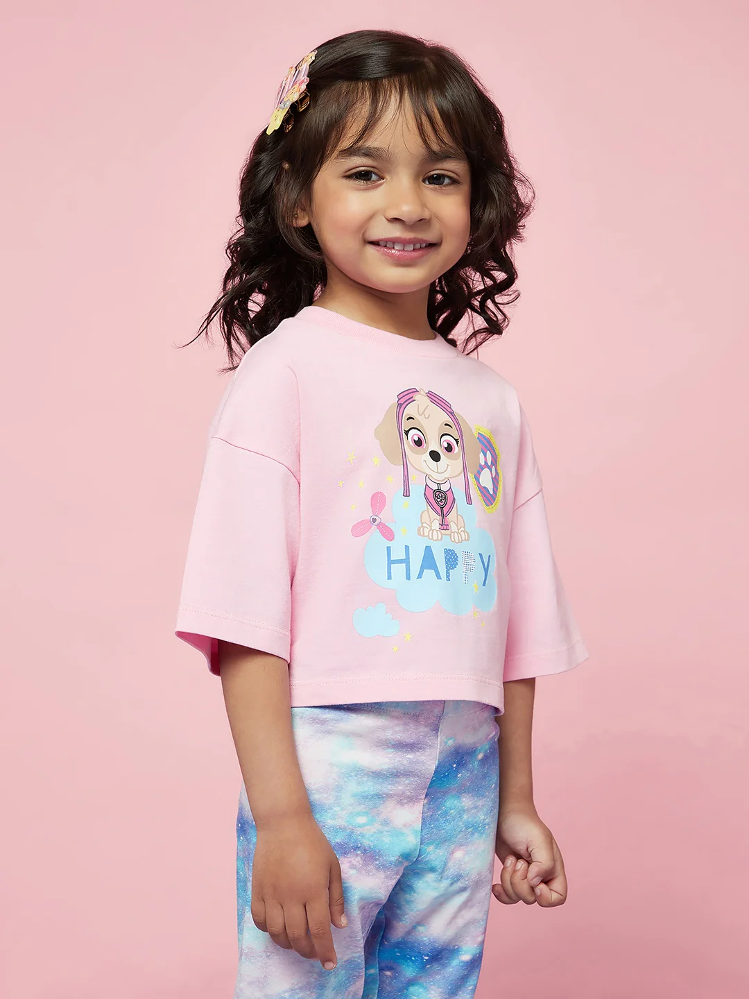 Girls Oversized Paw Patrol Tshirt - Image 3