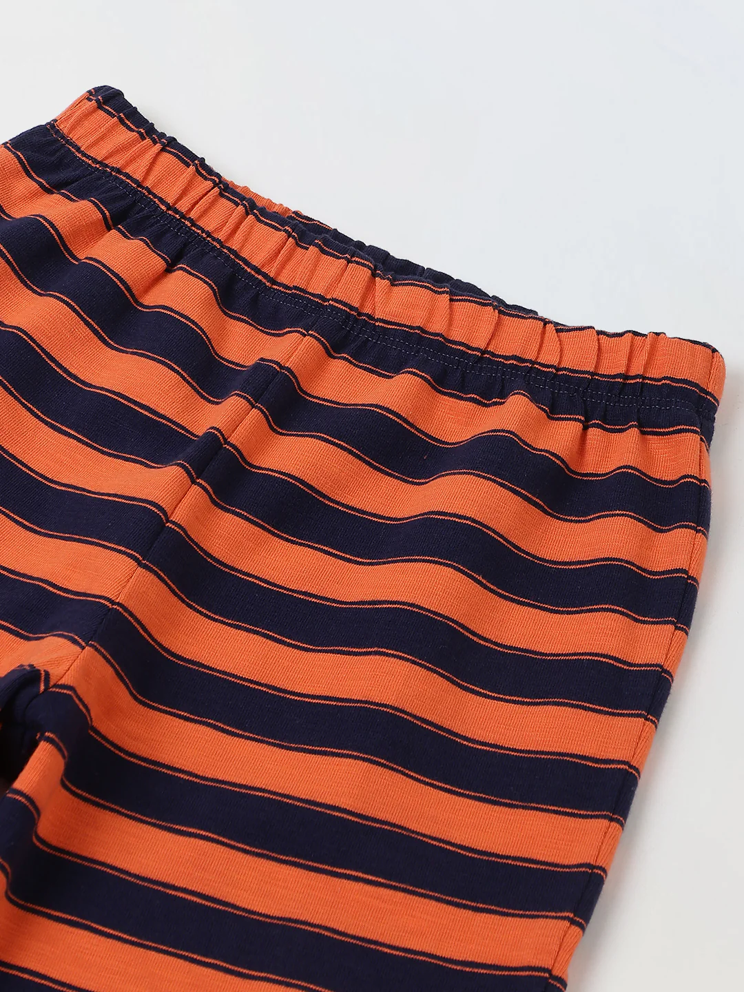 Girls Red Striped T-shirt with Pyjamas Set - Image 6