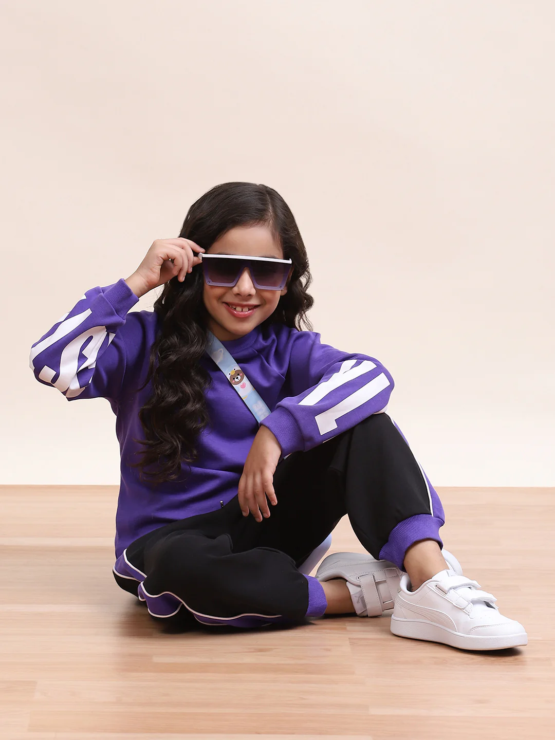 Classy Unisex purple Jacket with Black Jogger - Image 3