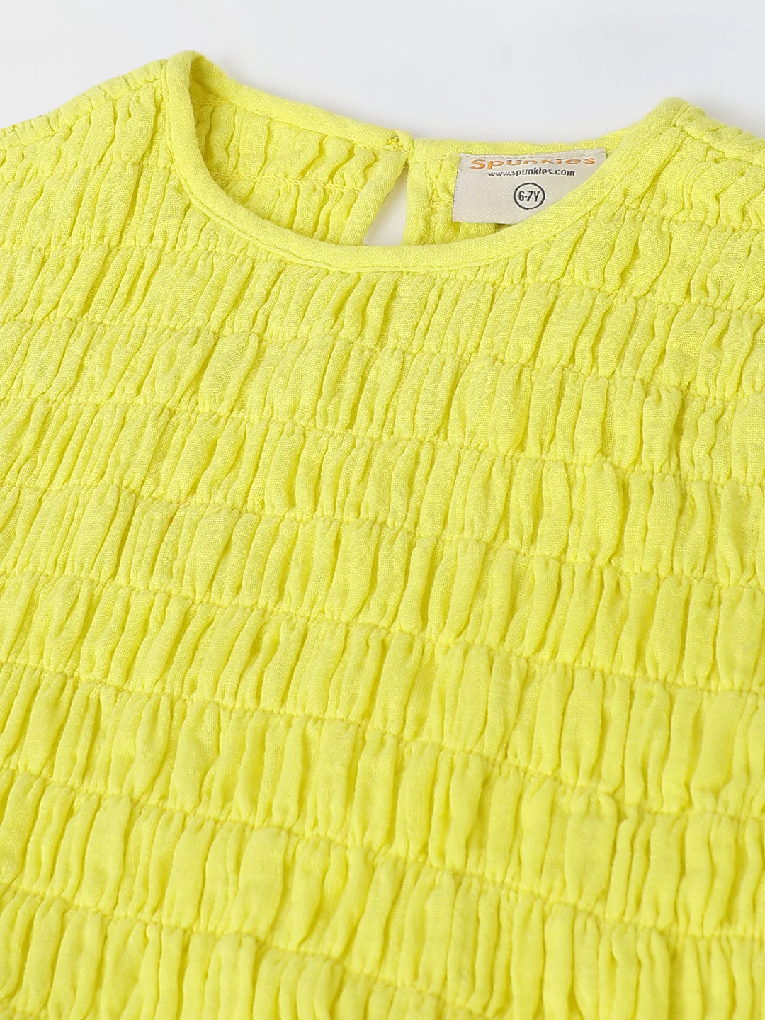 Yellow Gauze Wide Leg Co-ord Set - Image 2