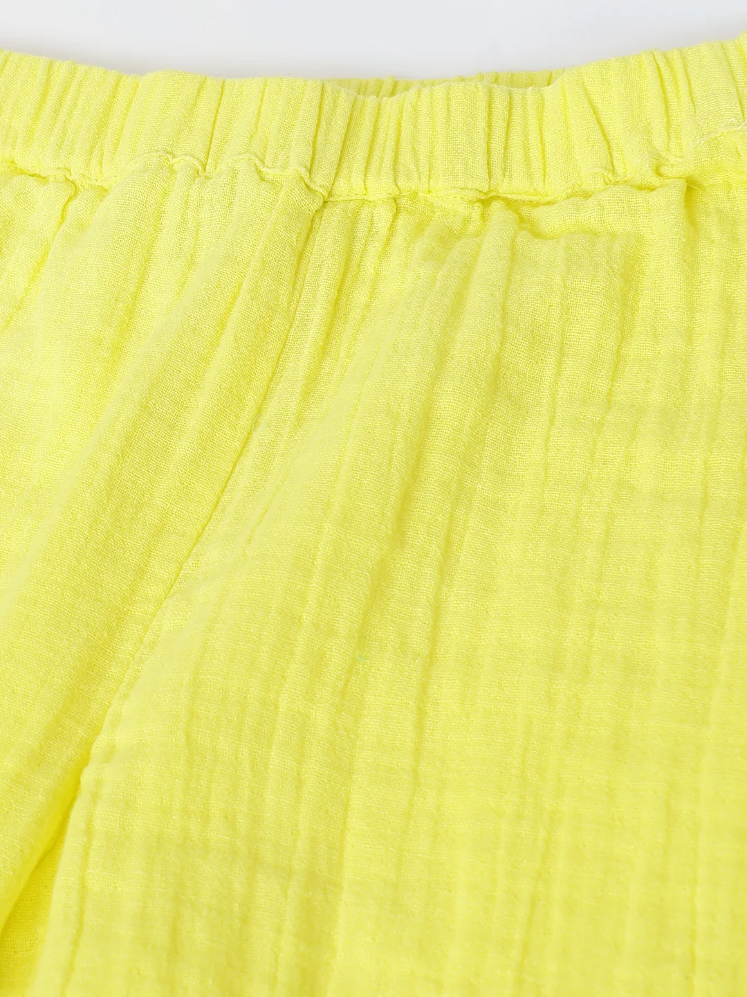 Yellow Gauze Wide Leg Co-ord Set - Image 6