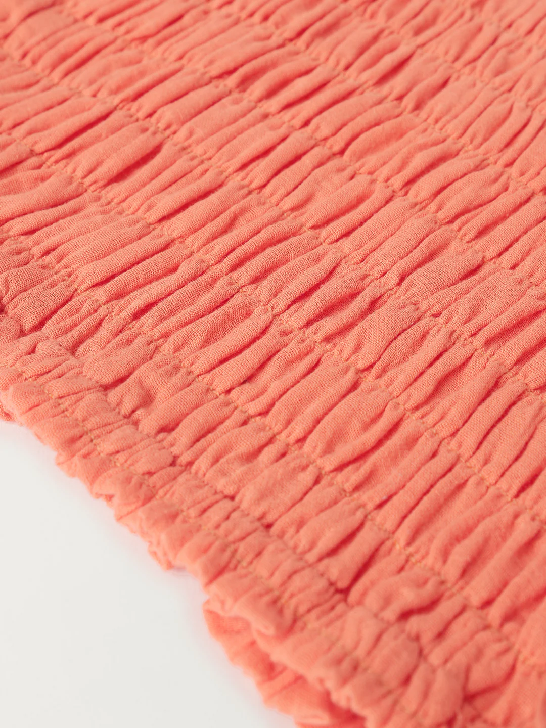 Coral Gauze Wide Leg Co-ord Set - Image 4