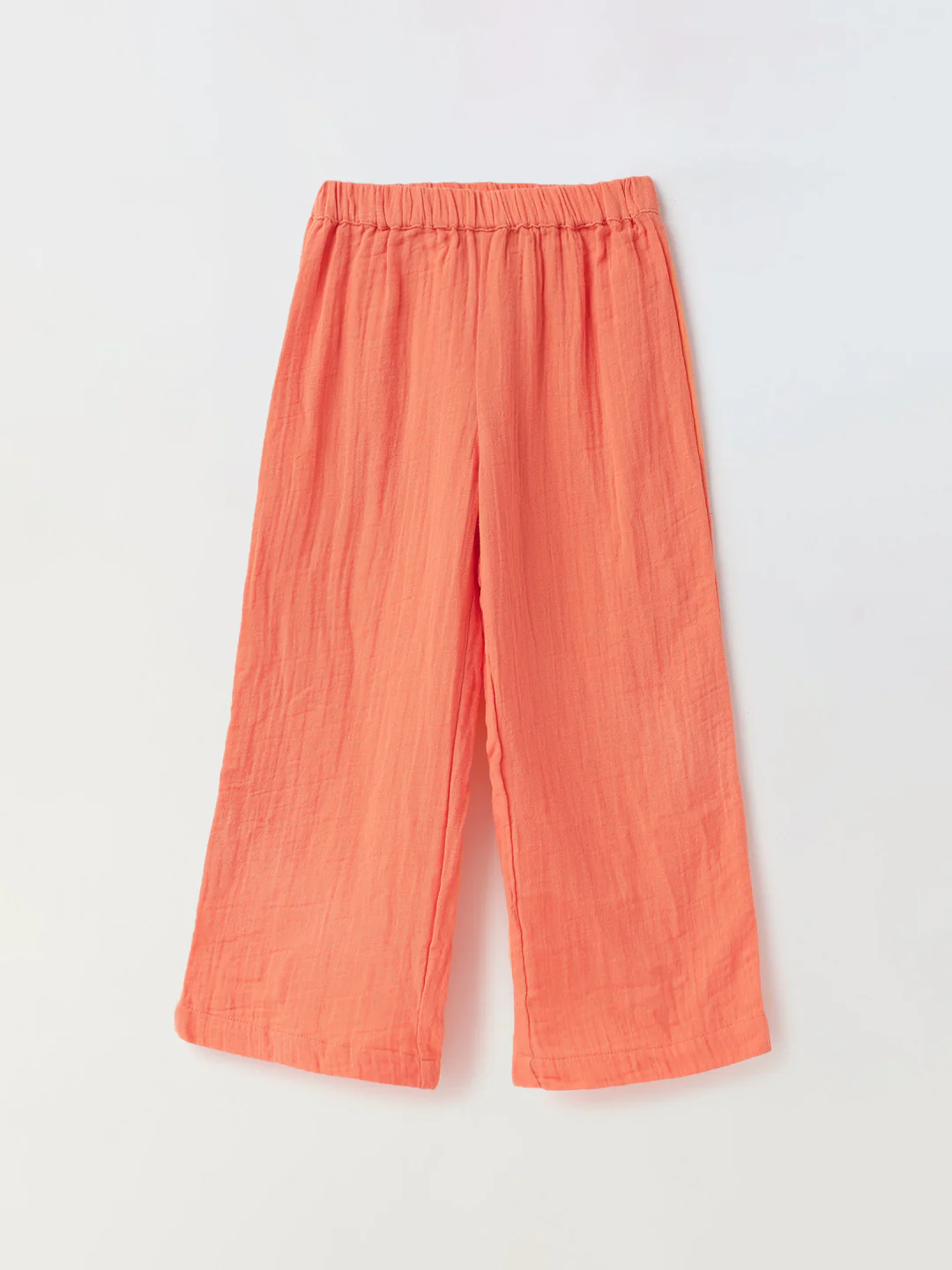 Coral Gauze Wide Leg Co-ord Set - Image 5