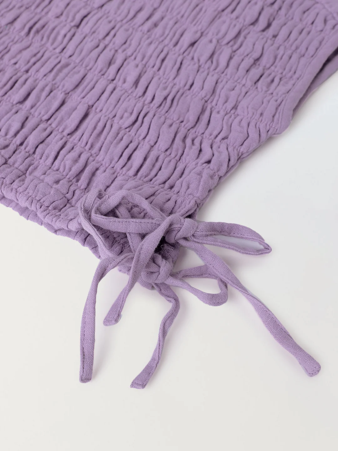 Lavender Gauze Wide Leg Co-ord Set - Image 3