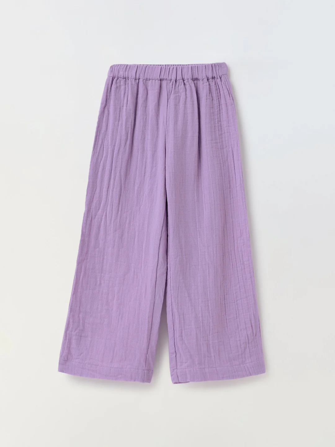 Lavender Gauze Wide Leg Co-ord Set - Image 4