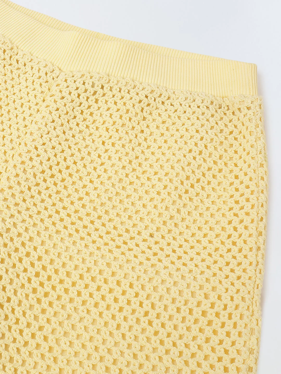 Yellow Crochet Co-ord Set - Image 6
