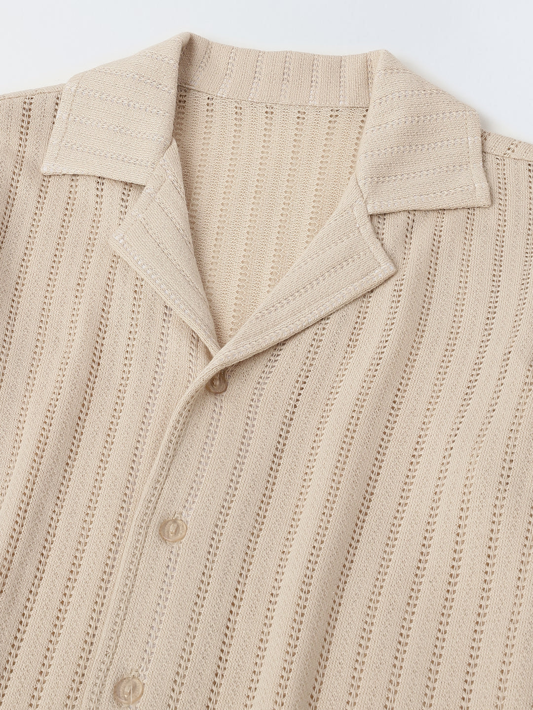 Summer Cotton Structured Fabric Boys Shirt Set - Image 3