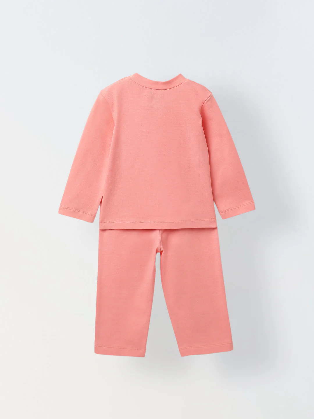 Infant Cotton Pink Full Sleeve Rabbit Printed Sets - Image 2