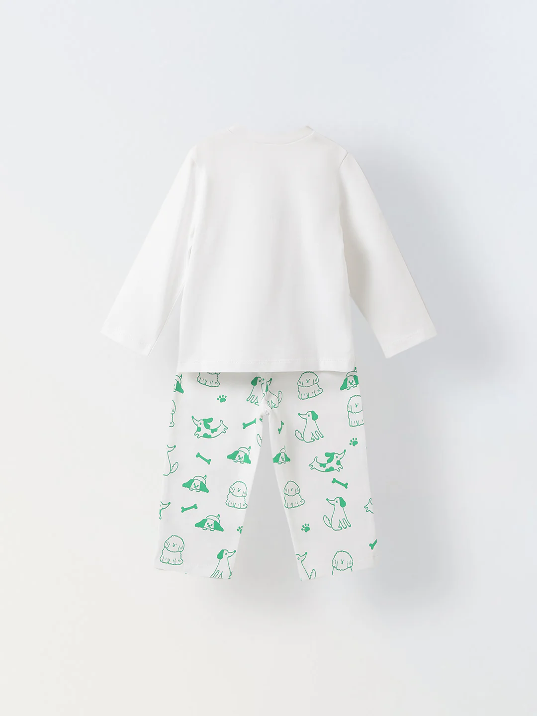 Infant Cotton White Full Sleeve Printed Sets - Image 2