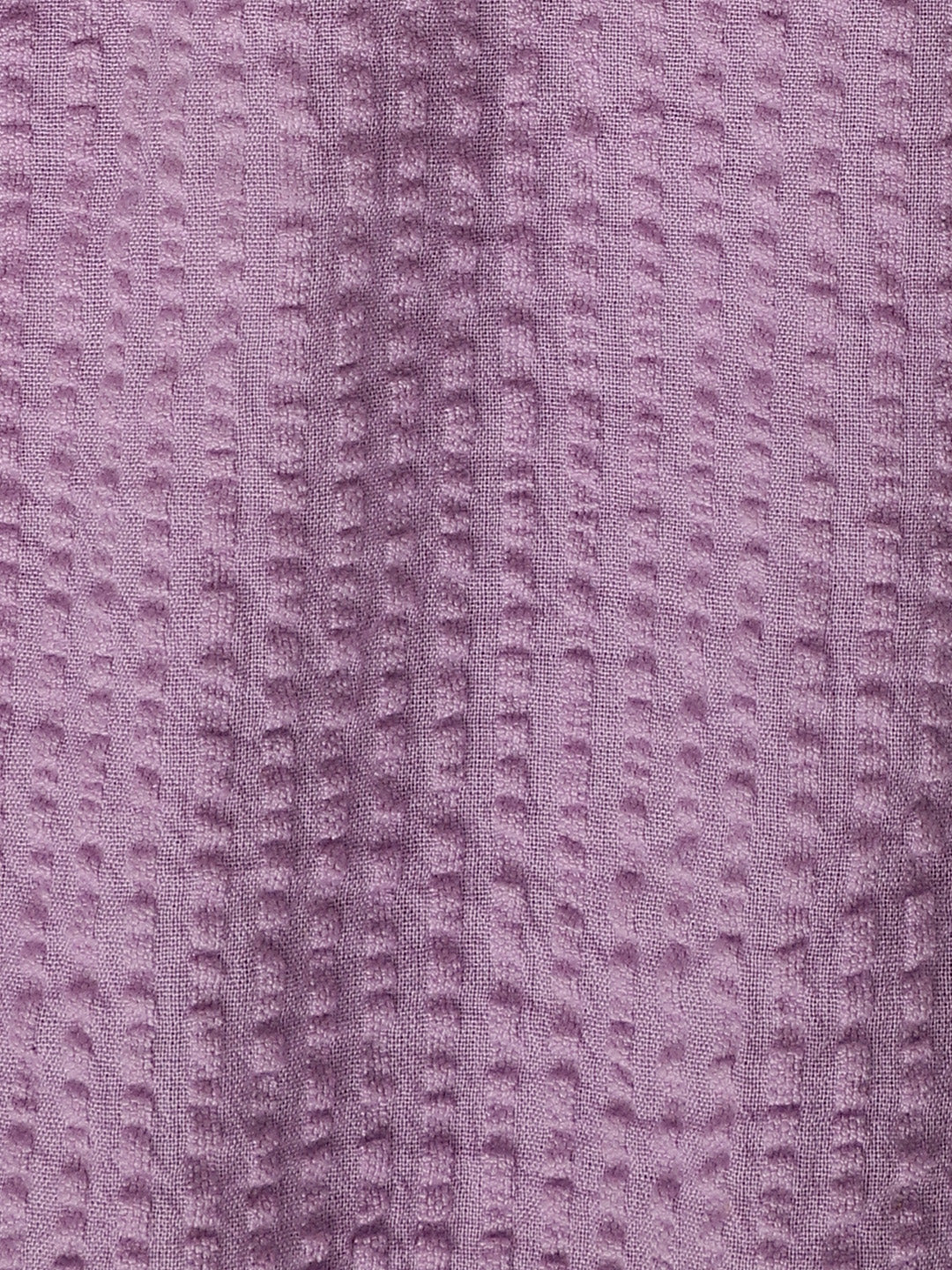 Infant Girls' Lavender Sleeveless Ruffled Cotton Dress - Image 5