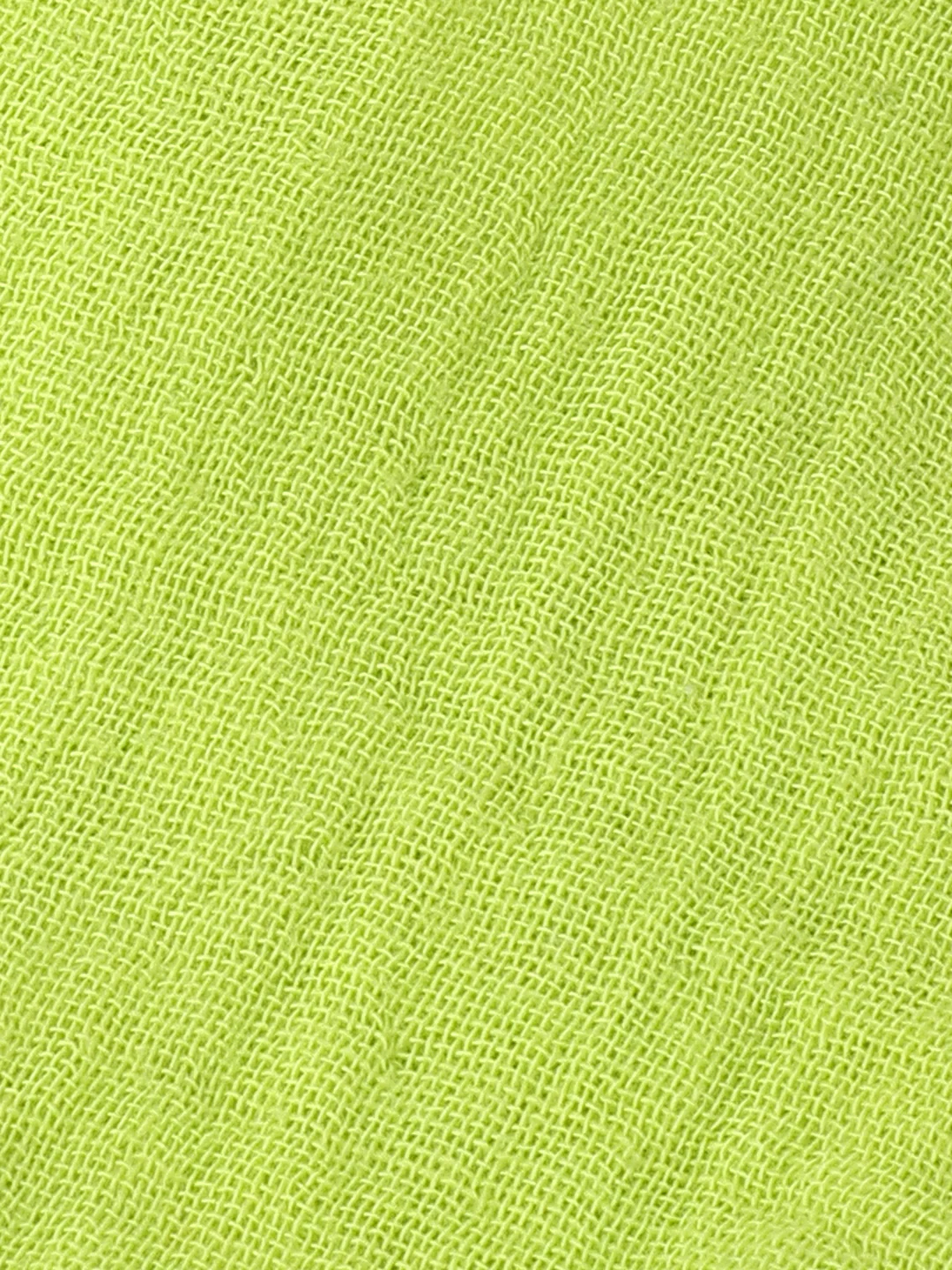 Infant Lime Cotton Round Neck Dress for Girls - Image 4