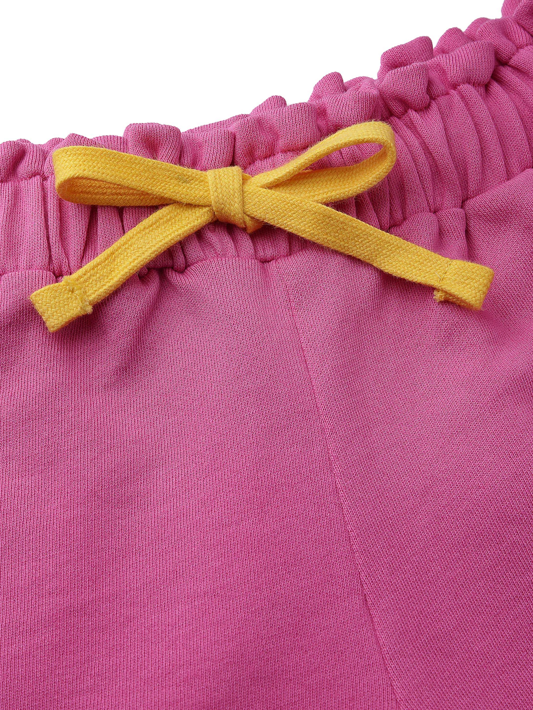 Jazzy pink front printed girl sets - Image 10