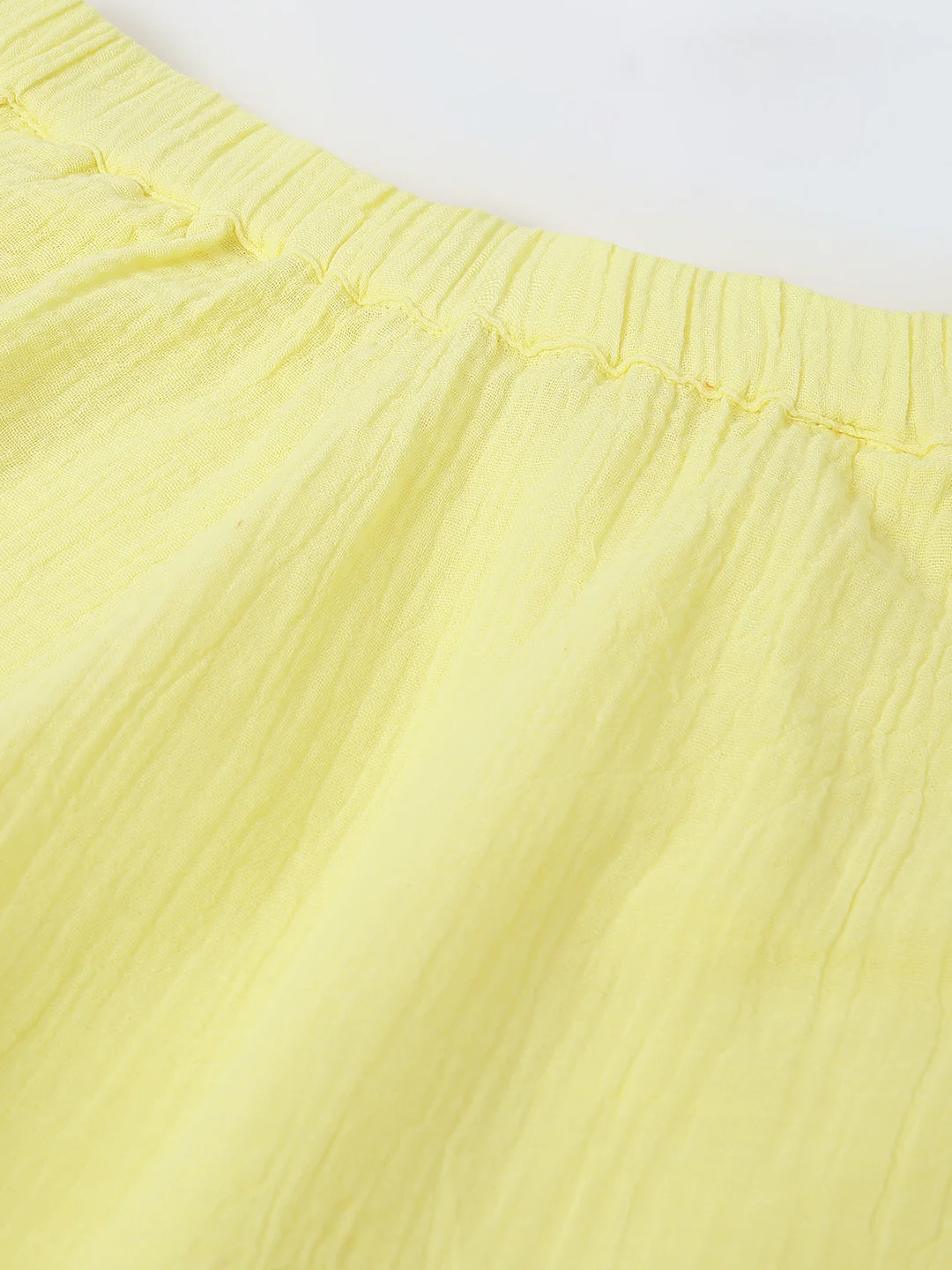 Boys Yellow Gauze Summer Sets - Image 4