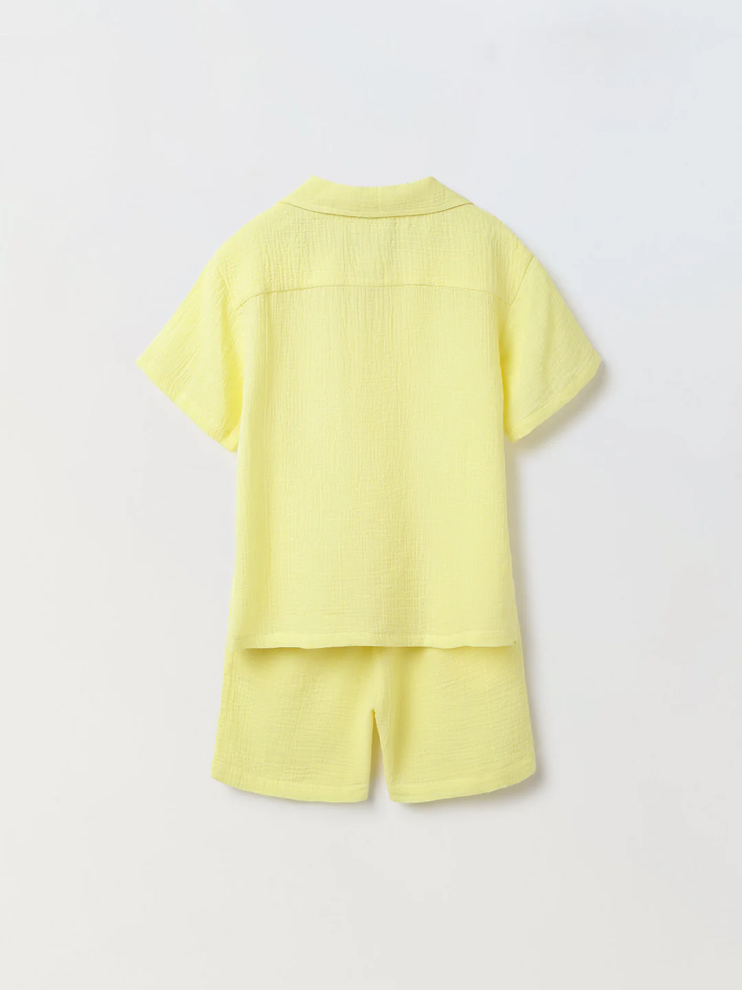Boys Yellow Gauze Summer Sets - Image 6