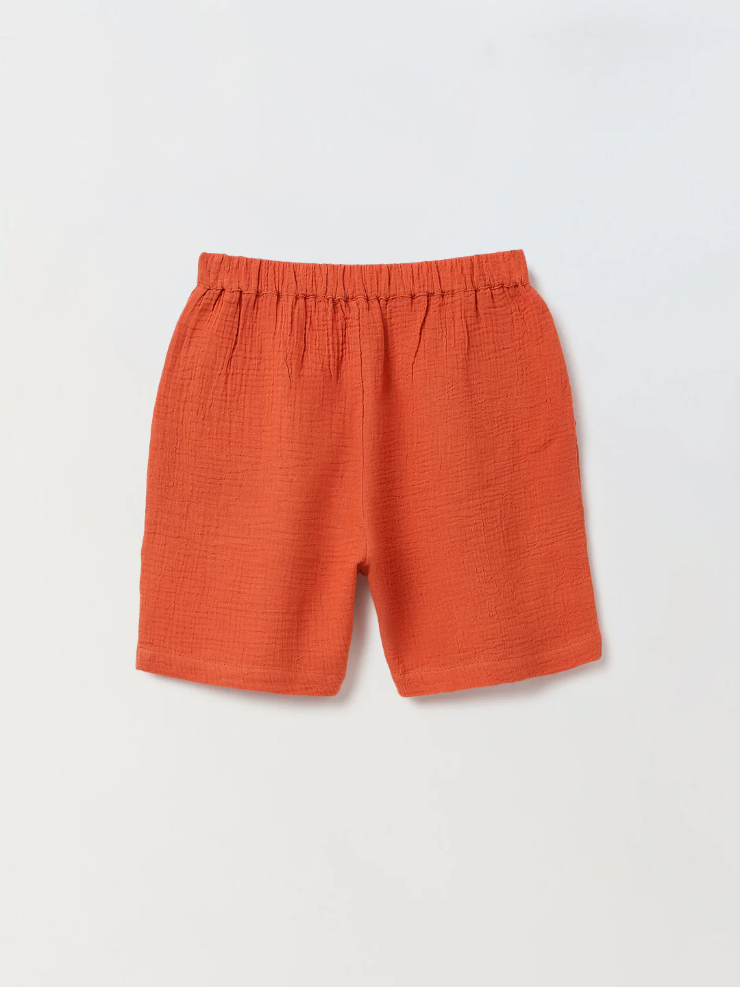 Boys Red Gauze Summer Sets - Image 5