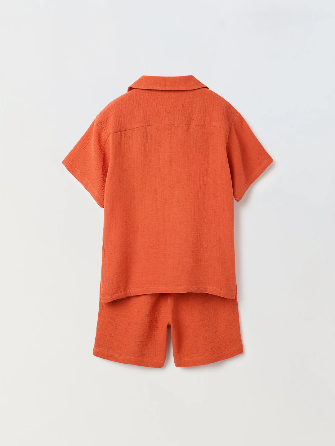Boys Red Gauze Summer Sets - Image 6