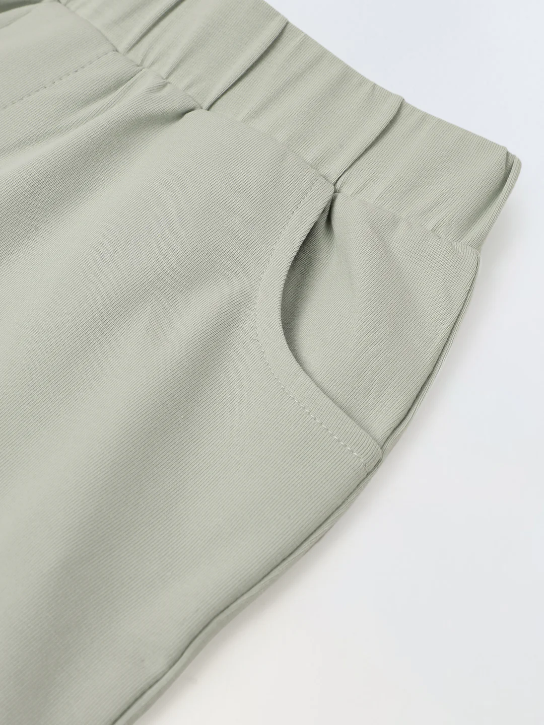 Mineral Grey Cotton Collar Neck Co-Ord Set For Boys - Image 8