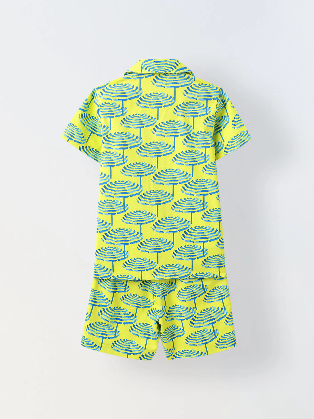 Lime Geometric Print Co-Ord Set- Boy - Image 2