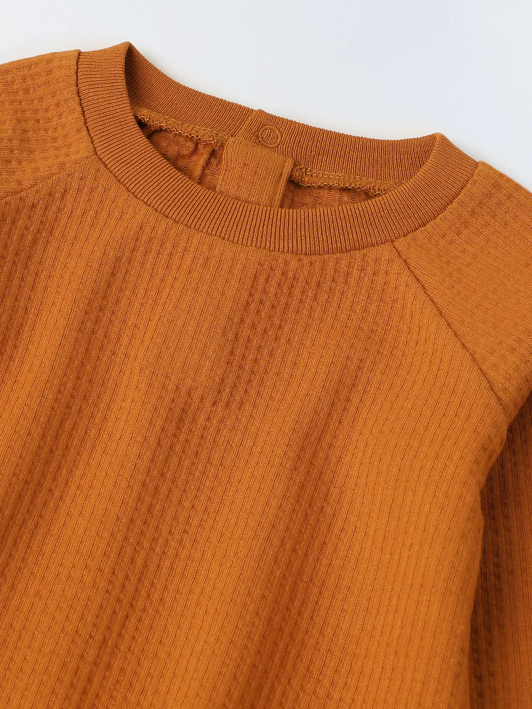 Mustard Waffle-Knit Co-Ord Set - Image 5