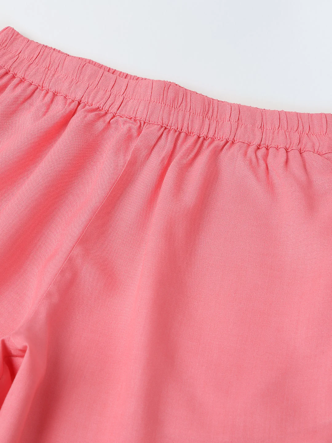 Pink Cotton Shirt and Short Co-Ord Set-Girls - Image 5