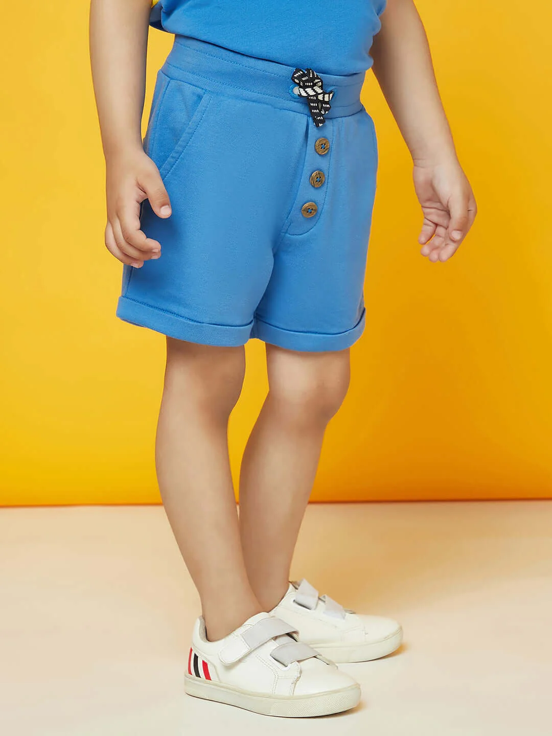 Cotton Terry Shorts For Boys - Image 2
