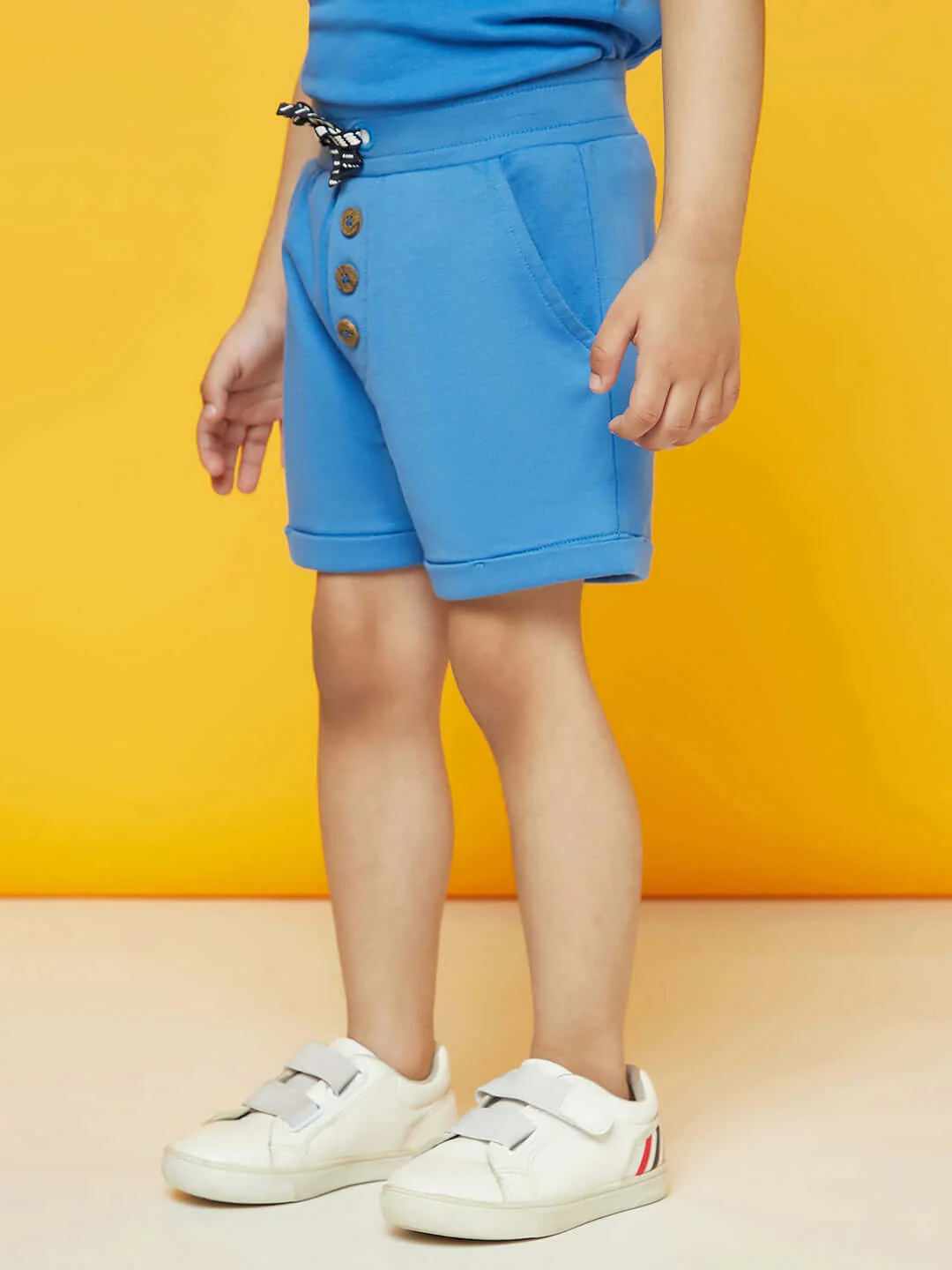 Cotton Terry Shorts For Boys - Image 3