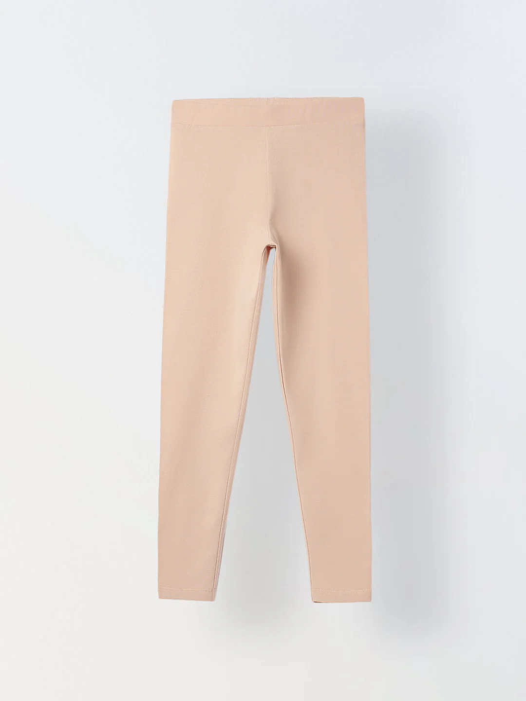 Rose Cotton Lycra Leggings For Girls