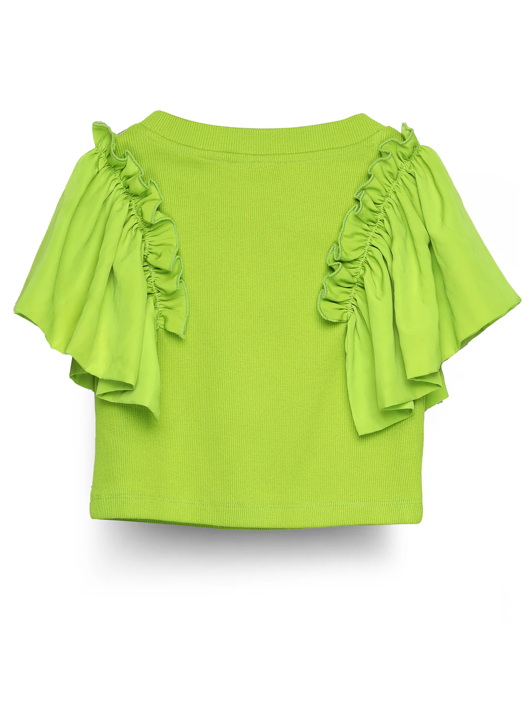 Lim Green Puff Sleeved Top - Image 6