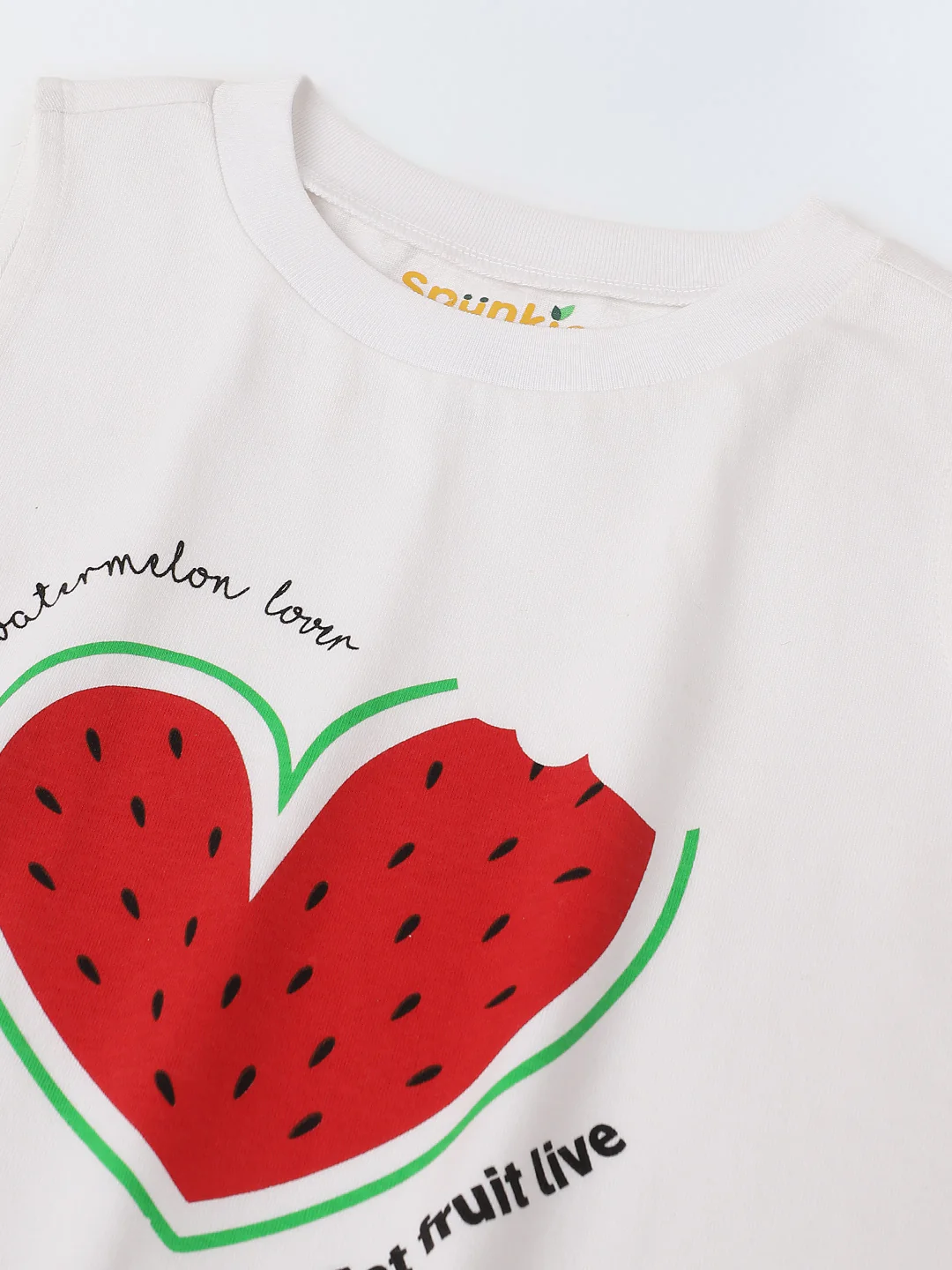Everyday Heart Print Sleelevess Crop top - Image 3